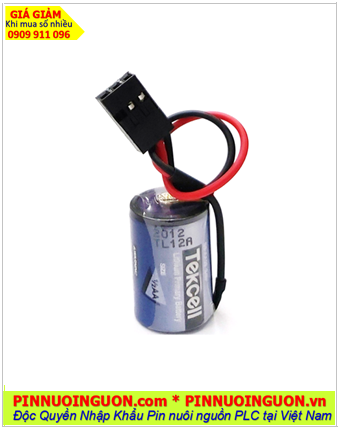Tekcell SB-AA02; Pin nuôi nguồn PLC Tekcell SB-AA02 lithium 3.6v 1/2AA 1200mAh chính hãng _Xuất xứ Hàn Quốc